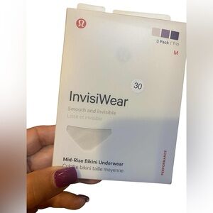lululemon athletica InvisiWear Mid-Rise Bikini Underwear Pack - White